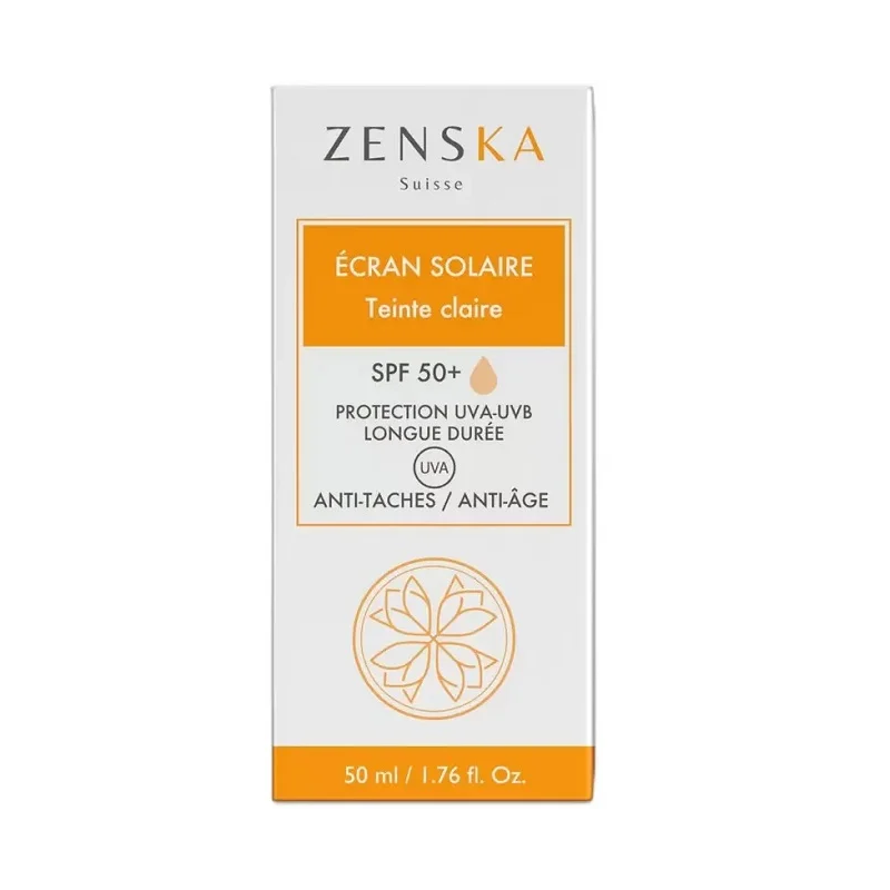 ZENSKA ECRAN SOLAIRE TEINTE CLAIRE 50ML