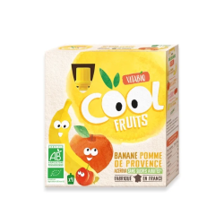 VITABIO COOL FRUITS POMME BANANE 4*90G