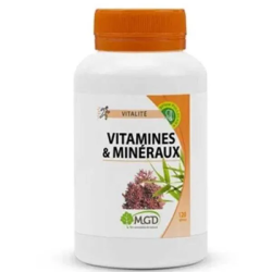 MGD VITAMINE ET MINÉRAUX PILLULIER 120 GÉLULES
