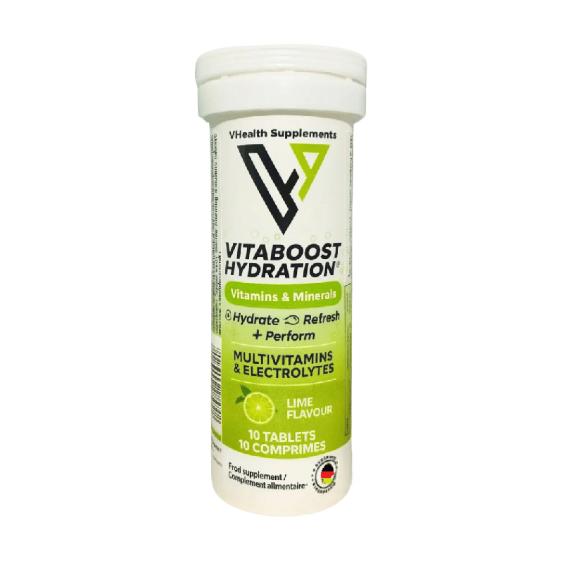 VITABOOST HYDRATION + VIT MINERALS LIME FLAVOUR 10 COMP