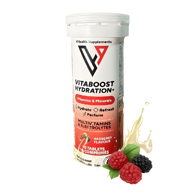 VITABOOST HYDRATION + VIT MINERALS REDBERRY FLAVOUR 10 COMP