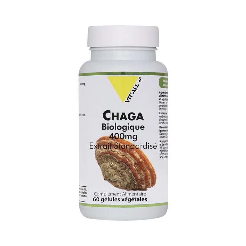 VIT'ALL+CHAGA 400 MG 60 GELULES