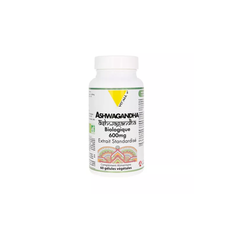 VIT'ALL+ ASHWAGANDHA 600MG 60 GEL