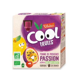 VITABIO COOL FRUITS POMME PASSION 4*90G