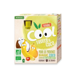 VITABIO COOL FRUITS POMME 4*90G