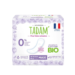TADAM SERVIETTES FUITES URINAIRES MAXI 12U