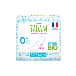 TADAM SERVIETTES FUITES URINAIRES EXTRA 10U