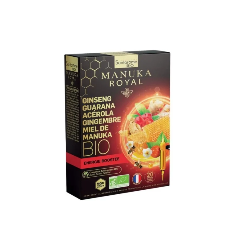 SANTAROME GINSENG GUARANA ACEROLA MANUKA 20AMP