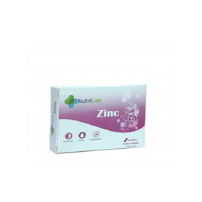 NUTRILAB ZINC 30 GELULES