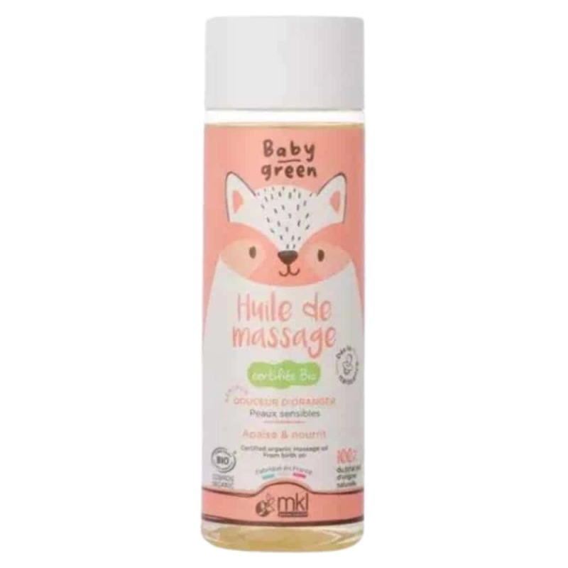 MKL BAYB GREEN HUILLE DE MASSAGE BIO 100ML