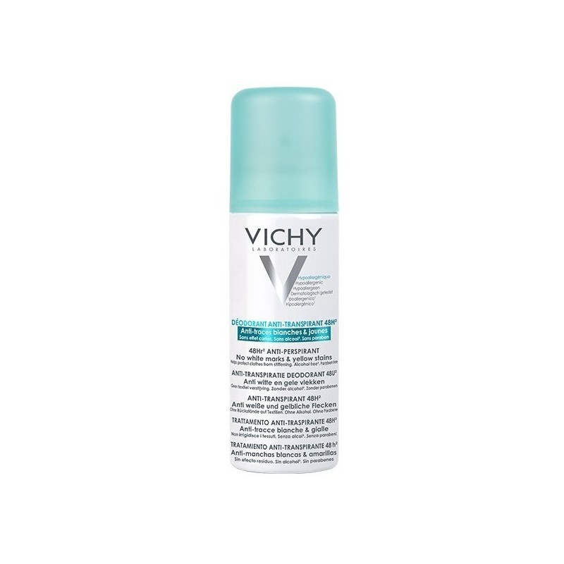 Vichy Dermo-Tolérance Déodorant Anti-Transpirant 48H Anti-Traces 125ml