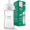 AVENT BIBERON NATURAL EN RESPONSE VERRE 3.0 TEAT 1M+ 240ML