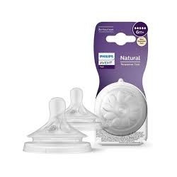 AVENT TETINE NATURAL 6M+2PIECES