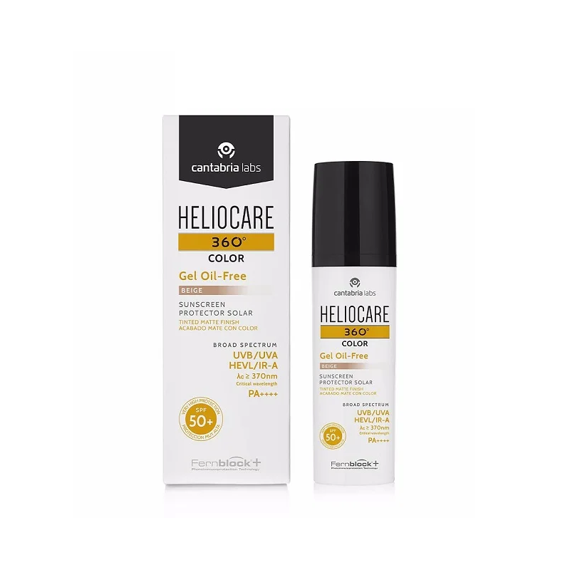 HELIOCARE 360°GEL OIL-FREE SPF50 BEIGE 50ML