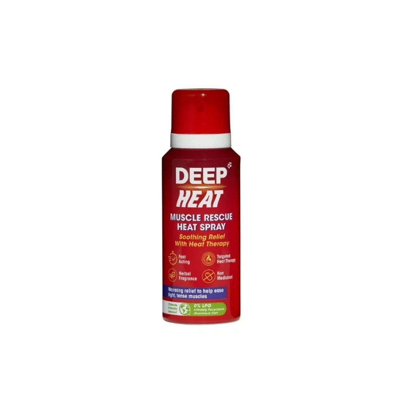 DEEP HEAT MUSCLE RESCUE HEAT SPRAY 72.5 ml