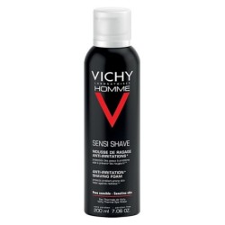 Vichy Homme Mousse à Raser Anti-Irritations Peau Sensible 200ml