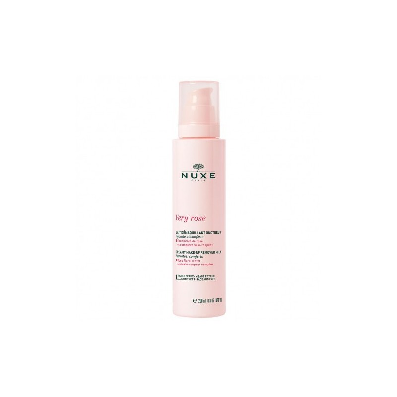 NUXE VERY ROSE LAIT DEMAQUILLANT ONCTUEUX 200ML