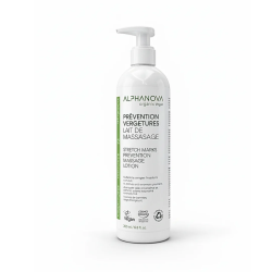 ALPHANOVA Lait de massage prévention vergetures 400ml