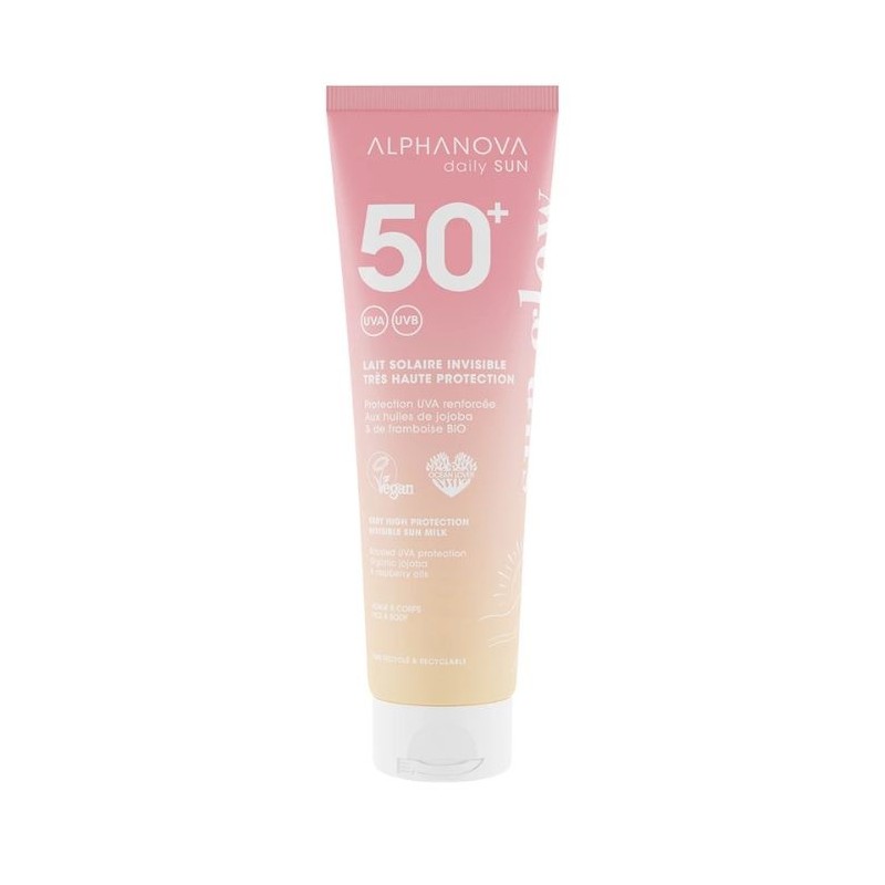 ALPHANOVA LAIT SOLAIRE INVISIBLE SPF50+150ML