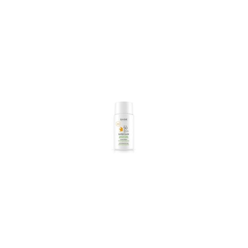 BABE FACIAL SUNSCREEN MATTIFYING SUPER FLUID SPF50 50ML