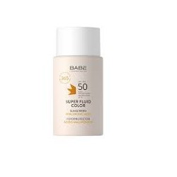 BABE FACIAL SUNSCREEN SUPER FLUID COLOR SPF50 50ML