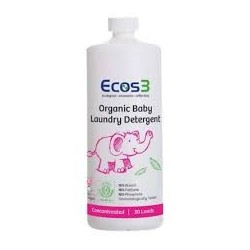 BABY LIQUIDE LESSIVE ECOS3 CONCENTREE 30 NATUREL 1050ML