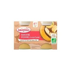 BABYBIO PETIT POT POMME BANANE 2*130G
