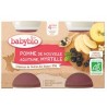 BABYBIO PETIT POT POMME MYRTILLE 2*130G