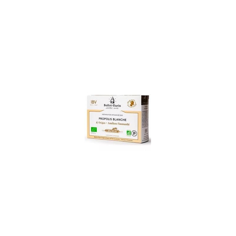 BALLOT AMPOULE PROPOLIS BLANCHE & ORIGAN 10X10ML