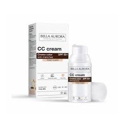 BELLA AURORA CC crème anti-taches spf 50+ Teinté CLAIR 30 ml