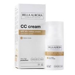 BELLA AURORA CC crème anti-taches spf 50+ Teinté MEDIUM