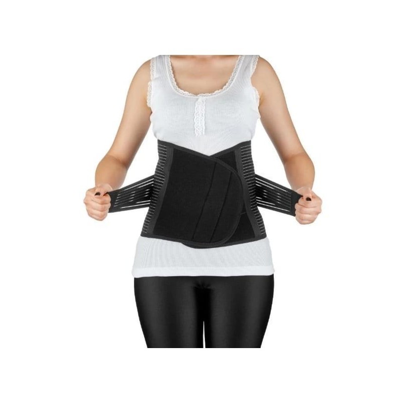 BERGER CEINTURE ABDOMINALE AVEC ATTELLE TAILLE STANDARD REF NOIRE 402
