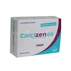 CALCIZEN D3 CP A CROQUER B20