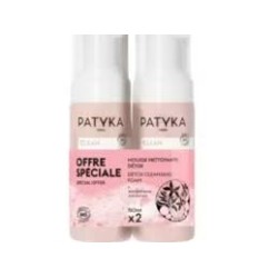 PATYKA COFFRET/CLEAN-MOUSSE NETTOYANTE DETOX 150ML*2