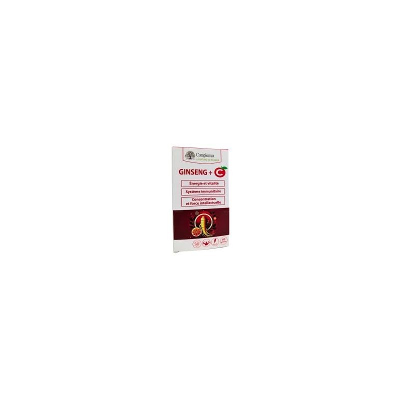 COMPLEMAX GINSENG+VIT C 60 GELULES