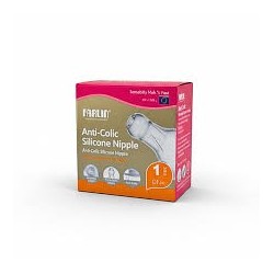 FARLIN TETINE EN SILICONE ANTI-COLIQUE M / 1 PCS