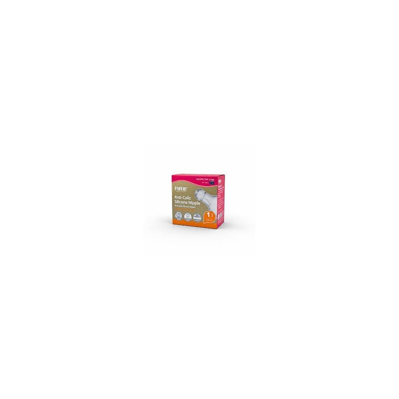 FARLIN TETINE EN SILICONE ANTI-COLIQUE M / 1 PCS