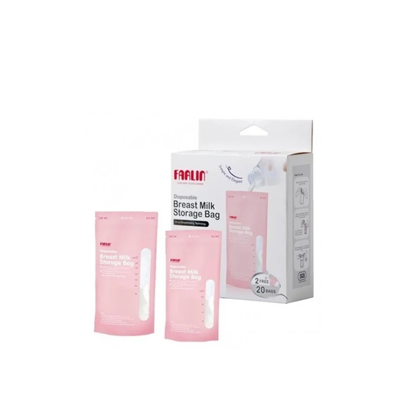 FARLIN SACHET JETABLE DE CONSERVATION DE LAIT MATERNELLE 120ML